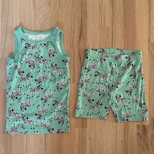 Hanna Andersson Size 8 Zebra Pajamas